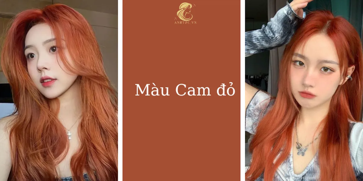 Bảng nhuộm màu Cam đỏ