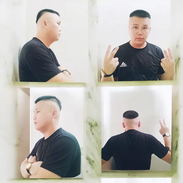 Đầu đinh undercut