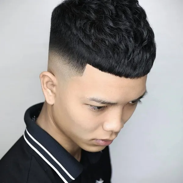 Kiểu tóc mohican mái ngắn 7