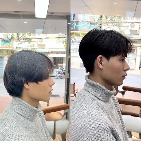 Side Part 7/3 vuốt rủ 5