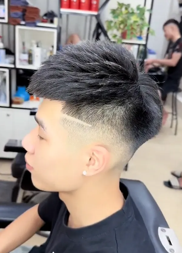 Tóc mohican ngắn không vuốt 4