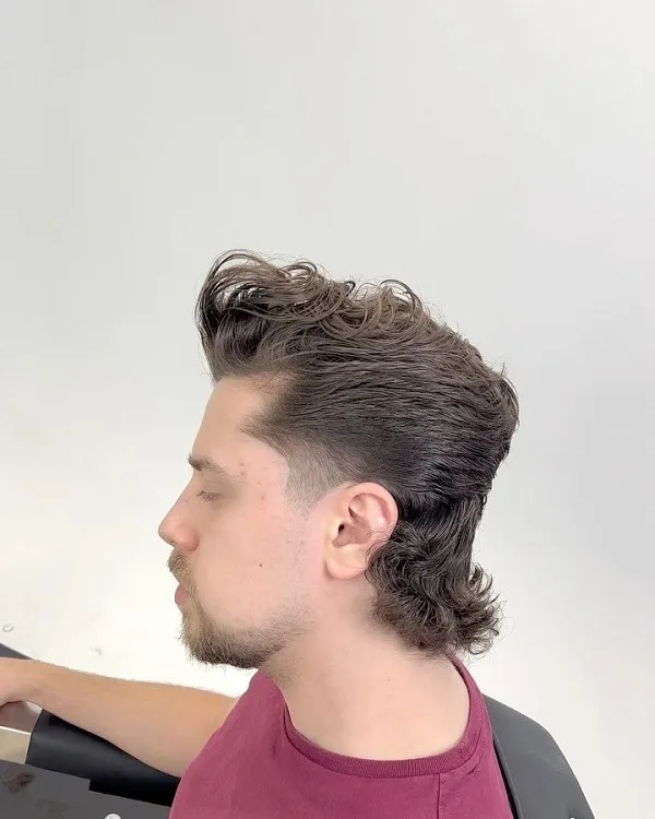 Tóc mullet dài nam 5