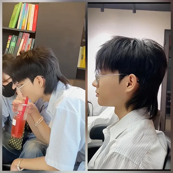 Tóc mullet layer nam 9