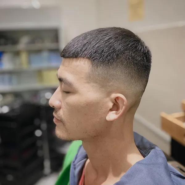 tóc nam crew cut 8