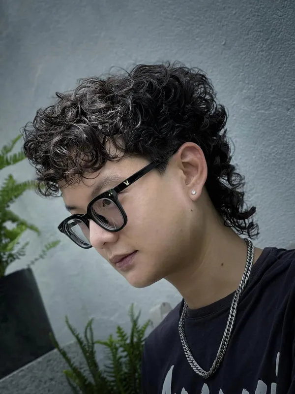 uốn xoăn curly mullet 7