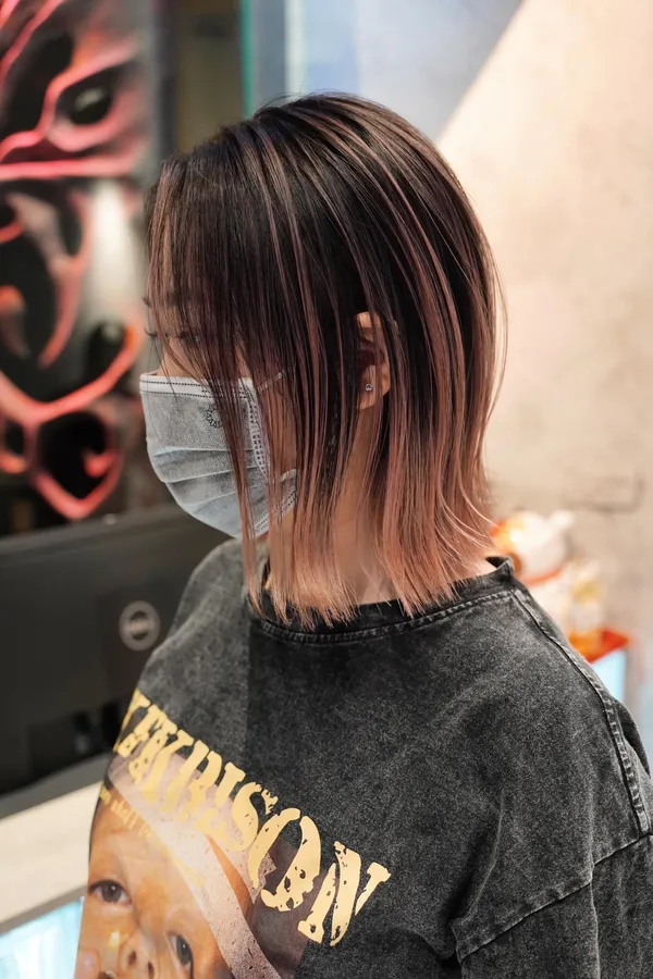 Nhuộm balayage tóc ngắn 3