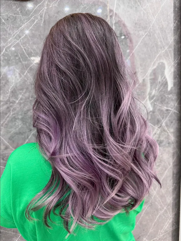 Nhuộm balayage không tẩy 11