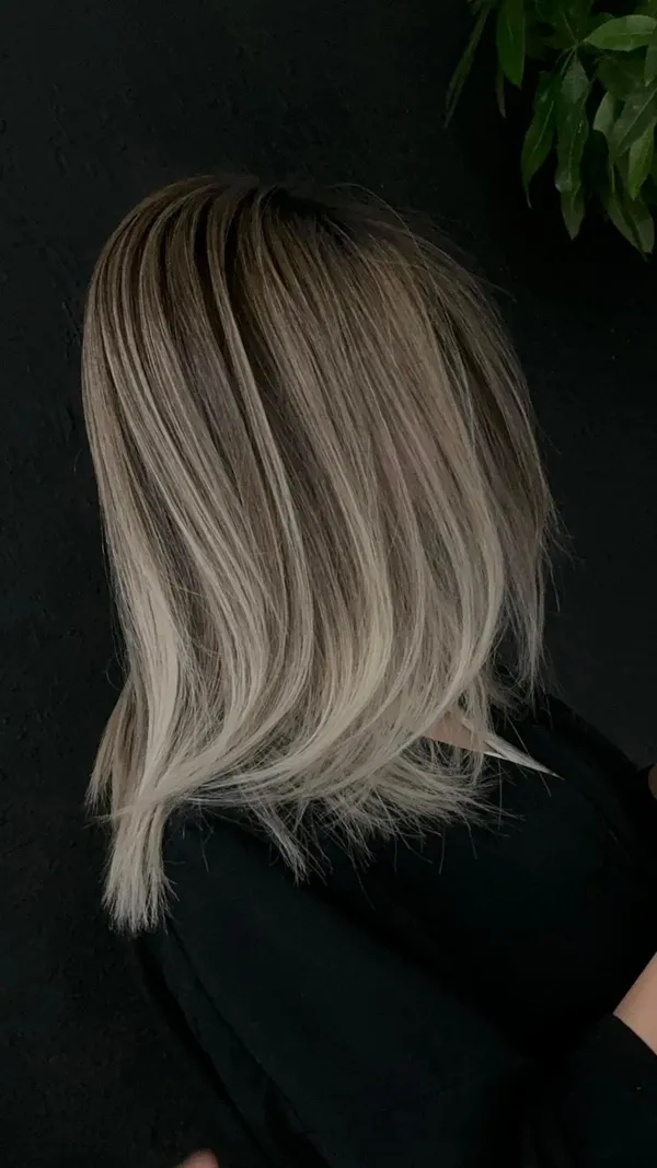 Nhuộm balayage tóc ngắn 1