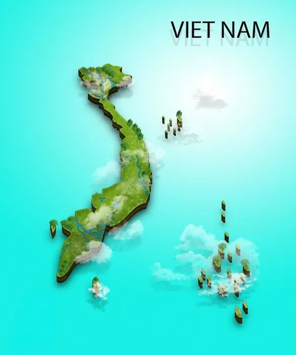 bản đồ ảnh việt nam