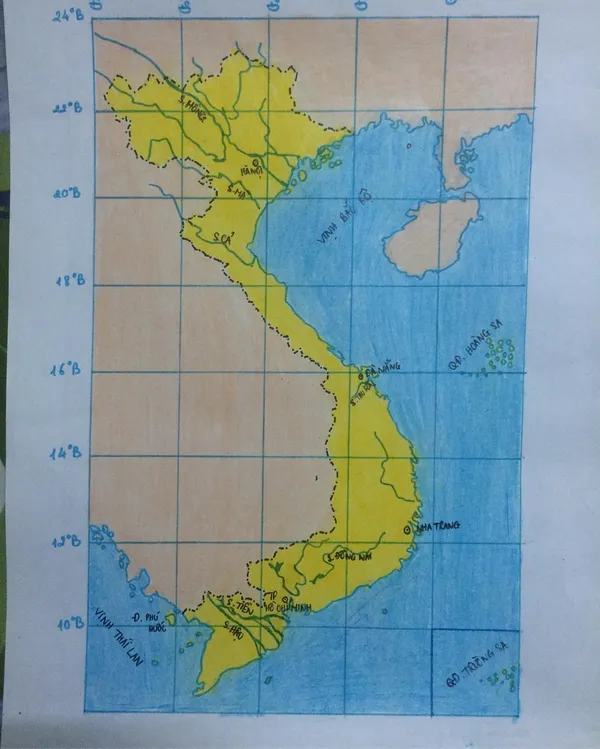 hình ảnh bản đồ việt nam đẹp 9