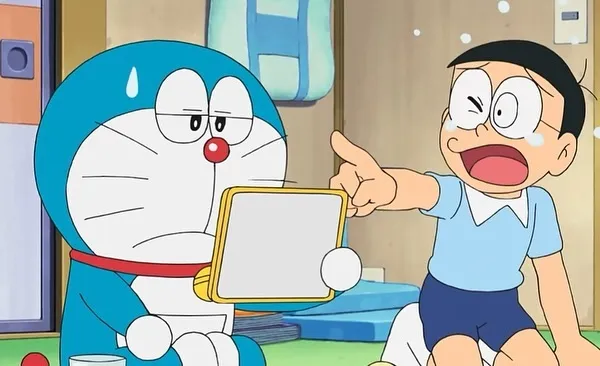 hình ảnh doremon và nobita cute