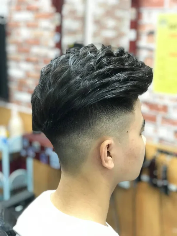 mohican gáy nhọn kẻ vạch 3