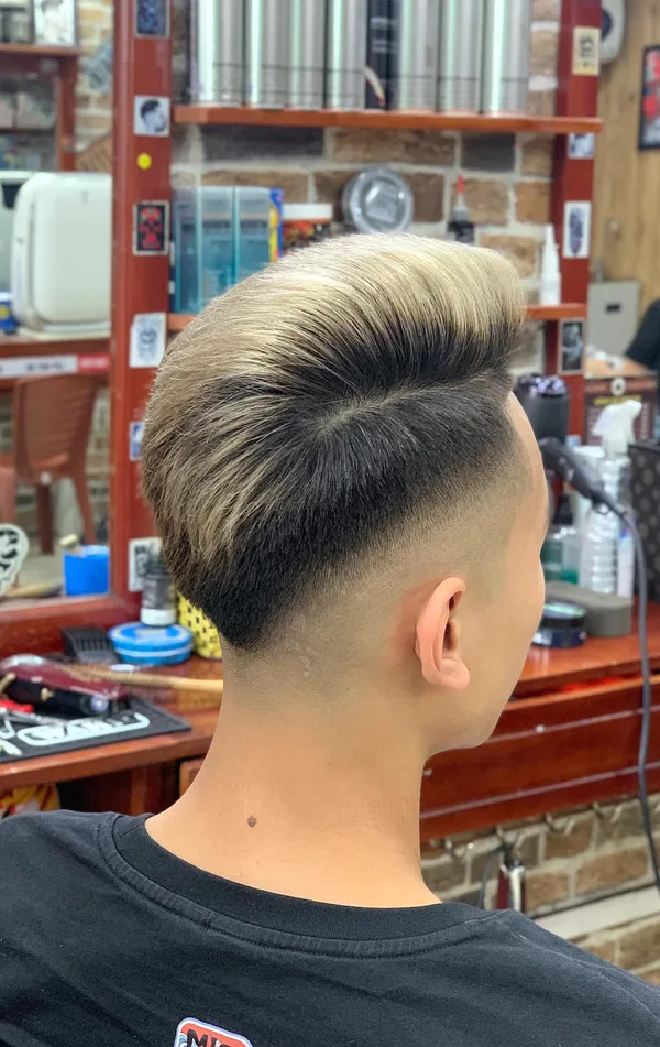 mohican gáy nhọn kẻ vạch 8