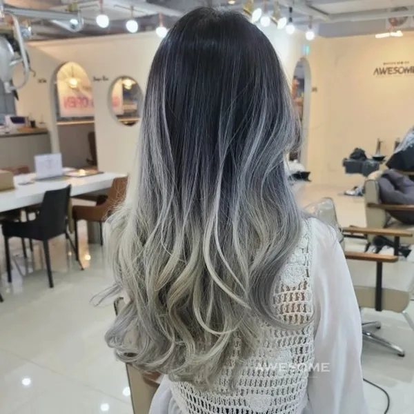 tóc nhuộm ombre