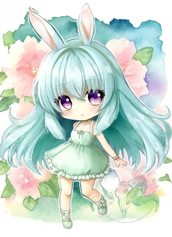 hình nền anime chibi cute