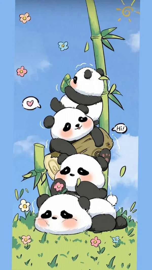 hình nền gấu trúc panda​