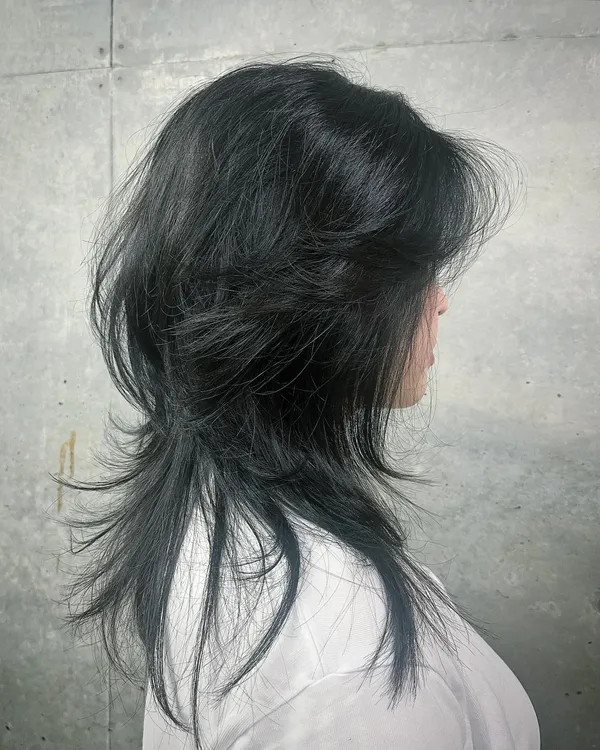 Layer Shaggy 7/3 dài chạm vai 9