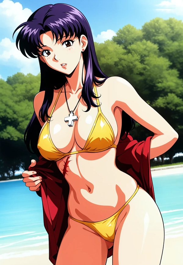 Misato Katsuragi hentai 5