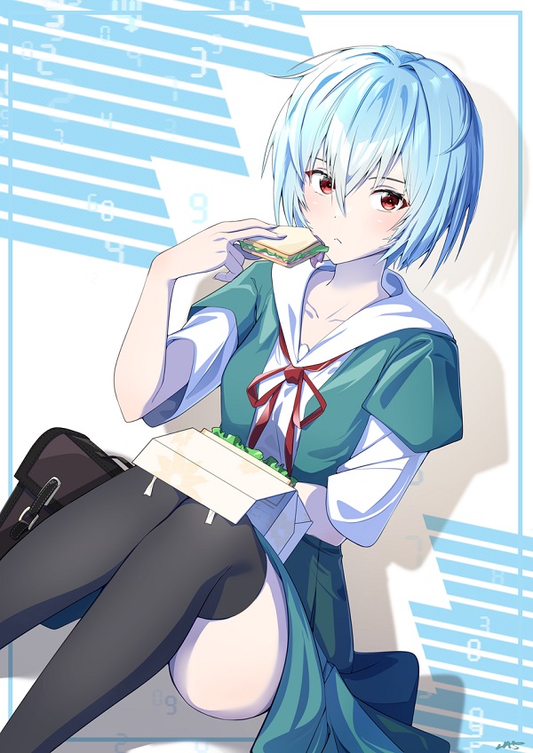 Rei Ayanami dễ thương 8