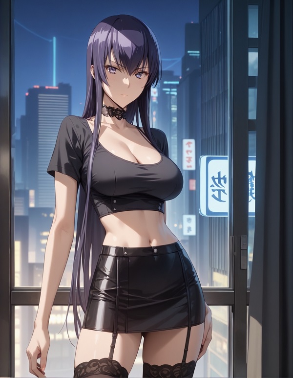 Saeko Busujima hentai 3