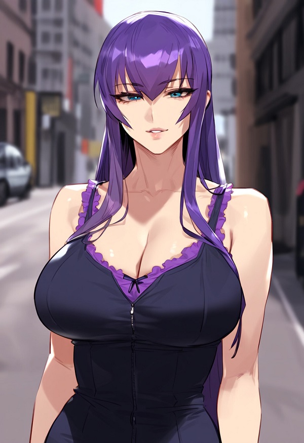 Saeko Busujima hentai 5