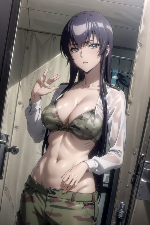 Saeko Busujima hentai 9